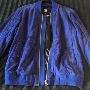 G-Star Raw Batt Suede Bomber